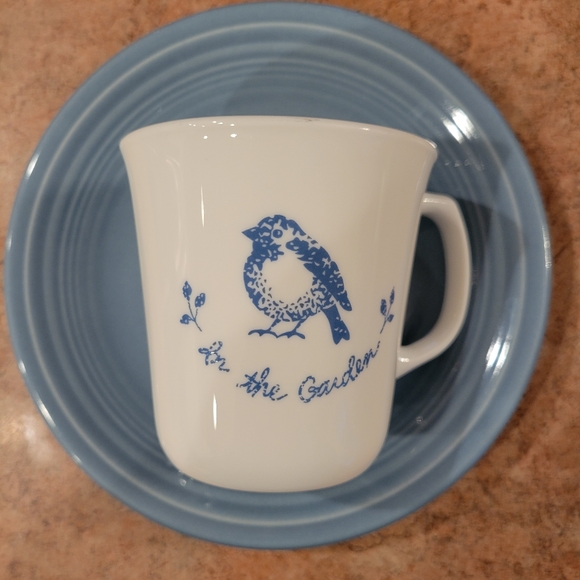 Corning USA "In The Garden" Bird Coffee Cup Mug ~ Cottage ~FINAL PRICE - Picture 2 of 10